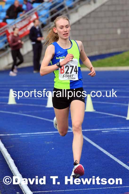 Womens under-17s 2022 Northern Road Relays, SportsCity, Manchester. Photo: David T. Hewitson/Sports for All Pics